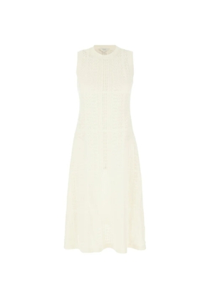 Malo openwork sleeveless dress - Neutrals