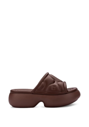 Melissa Free puff platform slides - Brown
