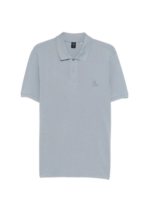 Moose Knuckles Everett emblem short-sleeve polo shirt - Blue