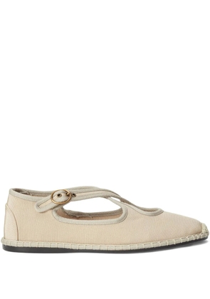 Polo Ralph Lauren crisscross buckled espadrille - Neutrals
