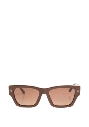 Tory Burch rectangle-frame sunglasses - Brown