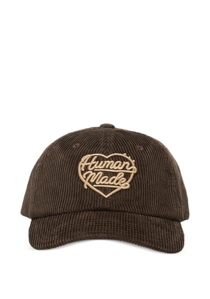 Human Made corduroy six-panel cap hat - Brown