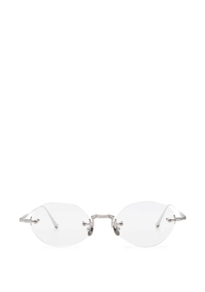 Matsuda oval-frame glasses - Silver