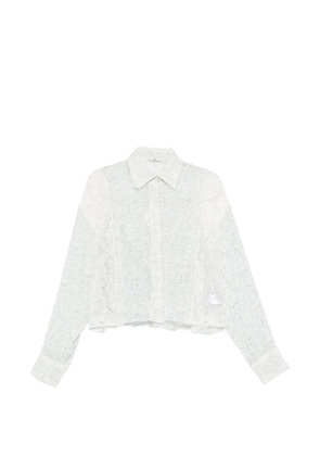Ermanno Scervino floral lace shirt - Green