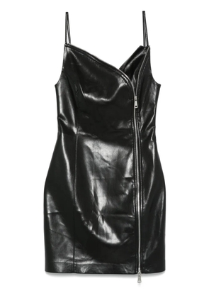 Nanushka faux-leather mini dress - Black