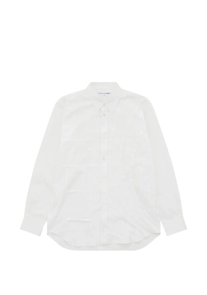Comme Des Garçons Shirt panelled shirt - White