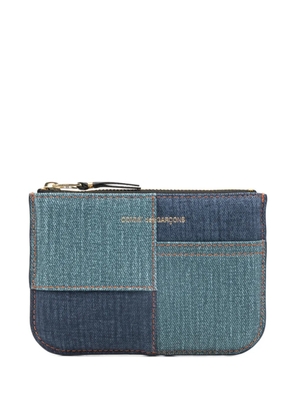 Comme Des Garçons logo-detail wallet - Blue
