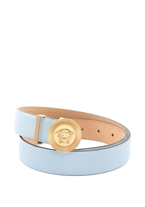 Versace Pre-Owned 10s Medusa leather belt - Blue