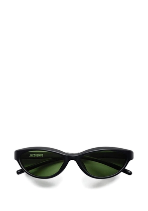 Jacquemus oval cat-eye sunglasses - Black