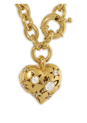 Vivienne Westwood heart embellished necklace - Gold