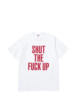 Supreme shut up graphic T-shirt - White