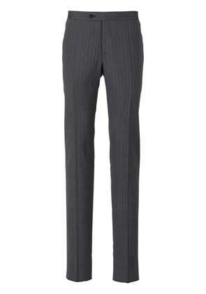 Canali pinstriped tailored trousers - Grey