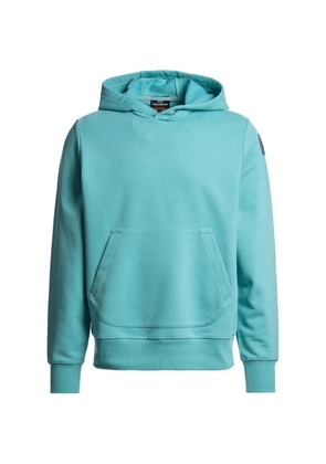 Parajumpers Everest logo-patch hoodie - Blue