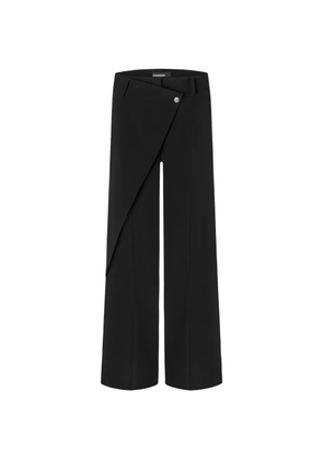 Cambio Anais wrap-front trousers - Black