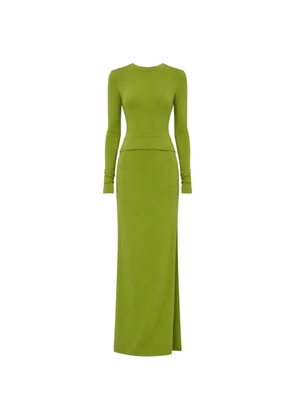 Nanushka Shada long-sleeved maxi dress - Green