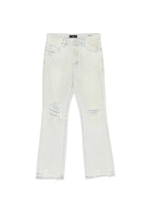 Purple Brand pinstripe ripped jeans - White