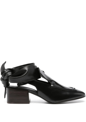 Coperni 55mm singback moccasins - Black