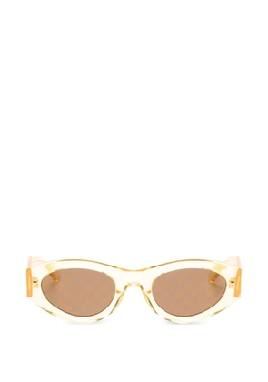 Gucci Eyewear oval-frame sunglasses - Yellow