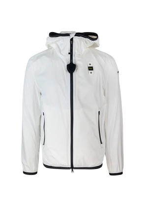 Blauer Farrin zip-up hooded jacket - White