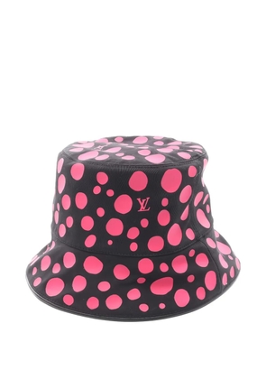 Louis Vuitton Pre-Owned x Yayoi Kusama 2023 polka-dot bucket hat - Black