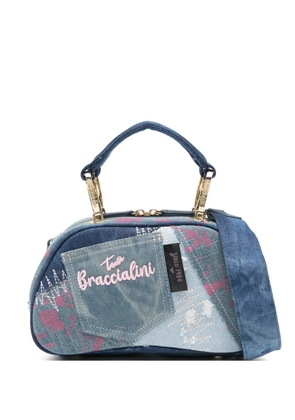 Braccialini Candy patchwork-effect cross body bag - Blue