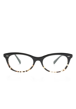 Oliver Peoples Dezerai rectangle-frame glasses - Black