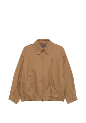 Polo Ralph Lauren zip bomber jacket - Brown