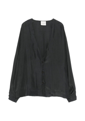 Alysi button long-sleeve kimono - Grey