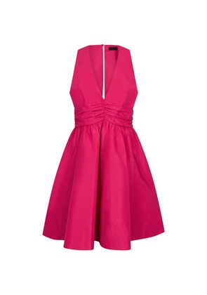LIU JO V-neck gathered dress - Pink