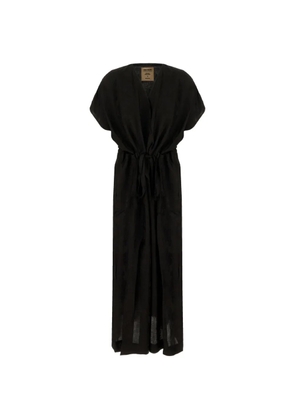 Uma Wang tie-waist maxi dress - Black