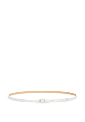 Courrèges square-buckle belt - White