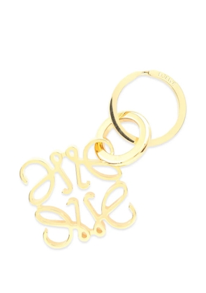 Loewe Pre-Owned 2010s anagram charm key ring - Gold