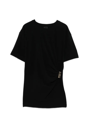 PINKO buckle draped T-shirt - Black