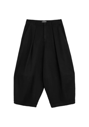 YMC Earth Deadbeat wide-leg pleated trousers - Black