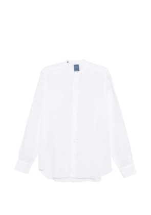 Barba band-collar shirt - White