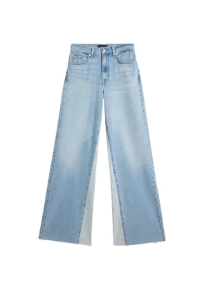 7 For All Mankind flared contrast panel jeans - Blue