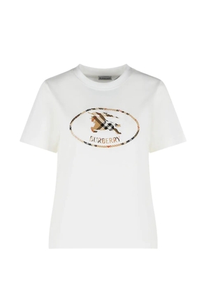 Burberry printed short-sleeve T-shirt - White