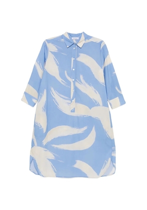 Rosso 35 pattern shirt dress - Blue