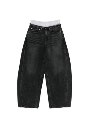 Alexander Wang belt-loop belted jeans - Black