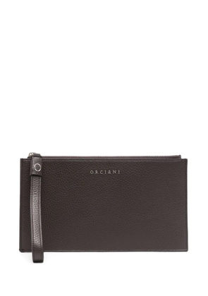 Orciani Micron clutch bag - Brown
