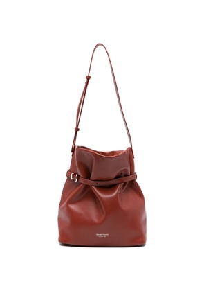 Emporio Armani buckle-detail tote bag - Red