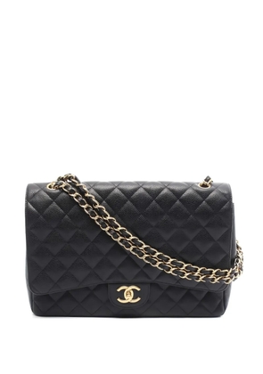 CHANEL Pre-Owned 2011 34 Deca Matelassé Classic Flap shoulder bag - Black