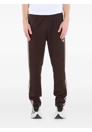 adidas side-striped track pants - Brown