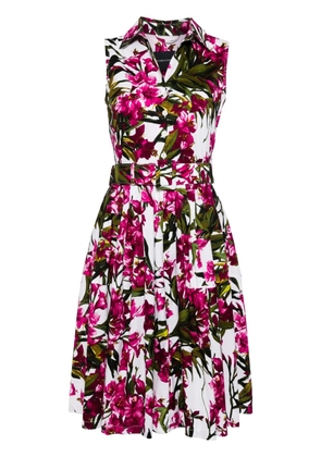 Samantha Sung Claire floral-print dress - White