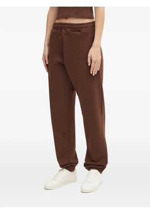 HUGO Naleisy embroidered track pants - Brown