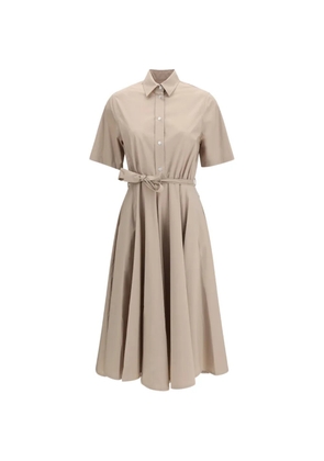 Cruna short-sleeve dress - Neutrals