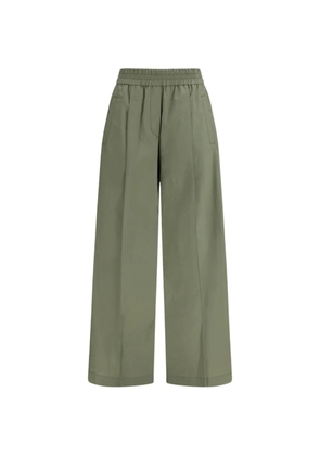 Brunello Cucinelli elasticated trousers - Green