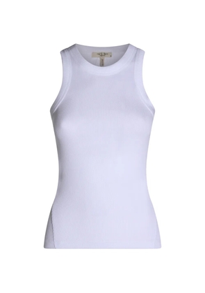 rag & bone ribbed tank top - White