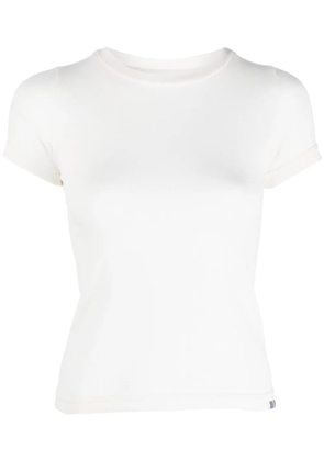 extreme cashmere crew-neck short-sleeve T-shirt - White