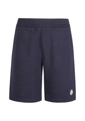 Moncler logo-detail shorts - Blue